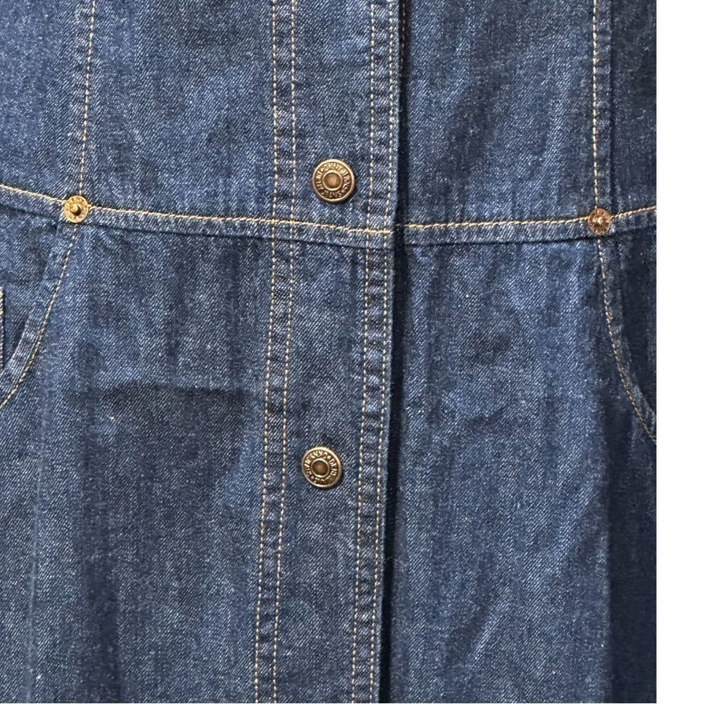DKNY Jeans Long Denim Maxi Dress Size 10 NWT - Picture 8 of 8